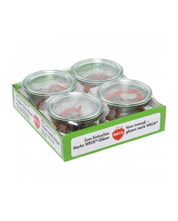 WECK Mold Jar 0,25l Set of 4 nr 1