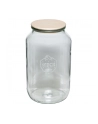WECK Round Rim Jar 3l with Wooden Lid - nr 1