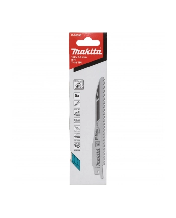 Makita B-05038 Recipro Blade BIM 152/7-18Z 5pc nr 1
