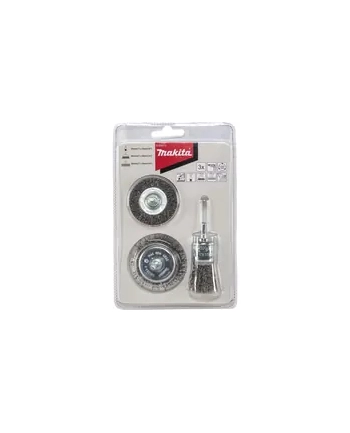 Makita D-66070 3 piece Wire Brush Set Steel nr 2