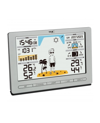tfa-dostmann TFA 35.1097.54 silver METEO JACK Wireless Weather Station nr 2