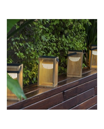 newgarden New Garden Okinawa Solar Recharge Lantern Bamboo nr 1