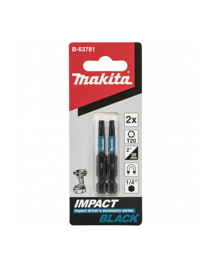 Makita B-63781 Bit T20x50mm 2pcs. główny