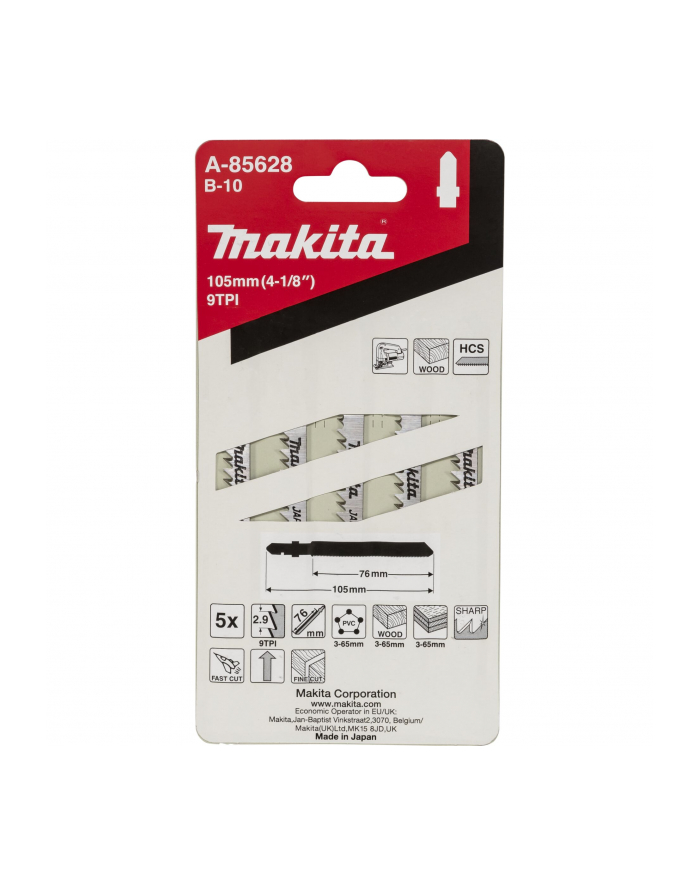 Makita A-85628 Jigsaw Blade   B-10 główny