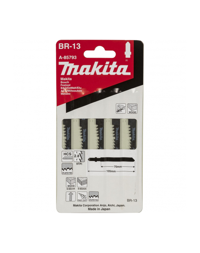 Makita A-85793 Jigsaw Blade   BR-13 główny