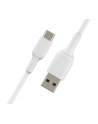 1x2 Belkin USB-C/USB-A PVC Cable 1m, 2Pack Kolor: BIAŁY  CAB001bt1MWH2PK - nr 13