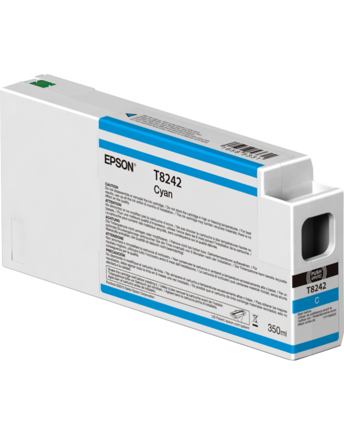 Epson ink cartridge UltraChrome HDX/HD cyan 350 ml        T 54X2 główny