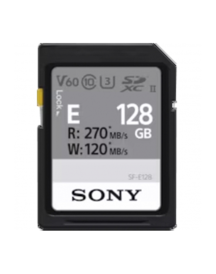 Sony SDXC E series         128GB UHS-II Class 10 U3 V60 główny