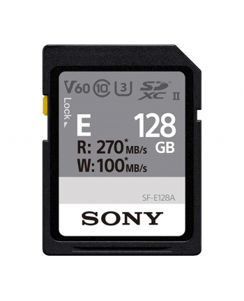 Sony SDXC E series         128GB UHS-II Class 10 U3 V60