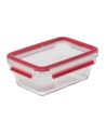 Emsa Clip'amp;Close Glass Food Container 850 ml  red - nr 1