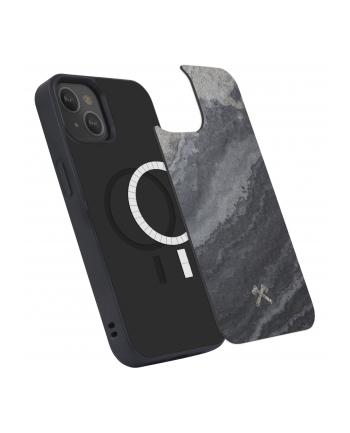 Woodcessories Bumper Case MagSafe Camo Gray iPhone 14 Plus