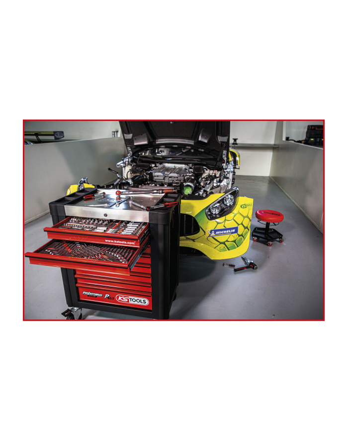 KS Tools PERFORMANCEplus P10 Kolor: CZARNY/red Tool Trolley główny