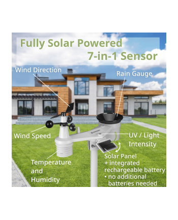 Bresser Weather Center 7-in-1 solar 6-days 4cast Pro SF