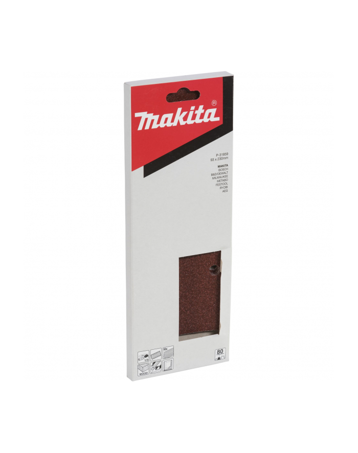 Makita P-31859 Sandpaper  93x230mm  80 Holes główny