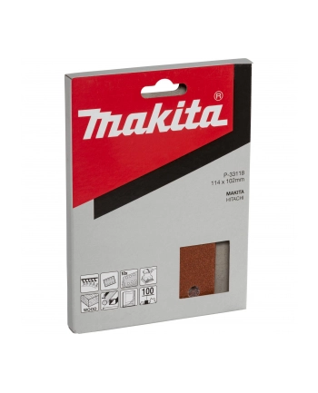 Makita P-33118 Sandpaper Velcro 102x114mm  100 nr 1