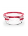 Emsa Clip'amp;Close Glass Food Container 600 ml  red - nr 2