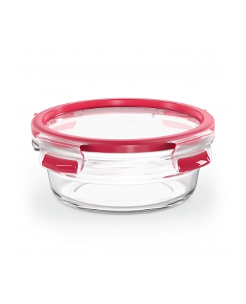 Emsa Clip'amp;Close Glass Food Container 600 ml  red nr 2