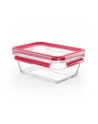 Emsa Clip'amp;Close Glass Food Container 850 ml  red - nr 8