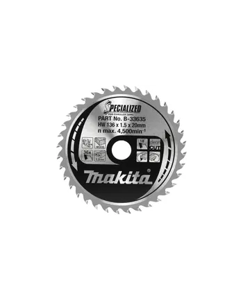 Makita B-33635 SPECIALIZED Saw Blade 136x20x36Z nr 2