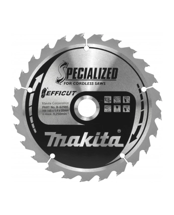 Makita B-62985 EFFICUT Saw Blade 165x20x25Z nr 1