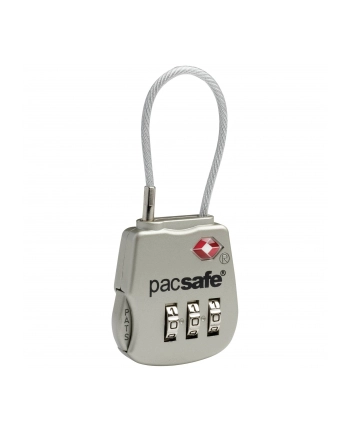 Pacsafe Prosafe 800 TSA Cable Combination Lock Silver nr 1