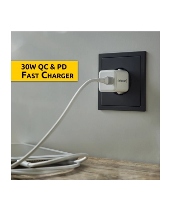 Intenso Power Adapter W30C GaN Kolor: BIAŁY 1x USB-C 30W nr 2