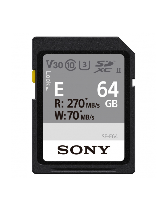 Sony SDXC E series          64GB UHS-II Class 10 U3 V30 główny