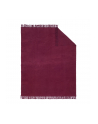 Ibena Uni Blanket Braga red 150x200 - nr 1