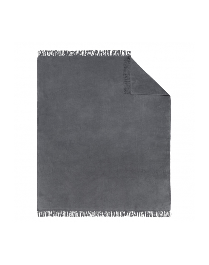 Ibena Uni Blanket Braga anthracite 150x200 główny