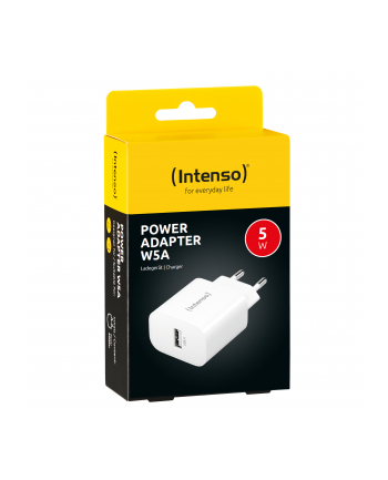 Intenso Power Adapter W5A Kolor: BIAŁY 1x USB-A 5W