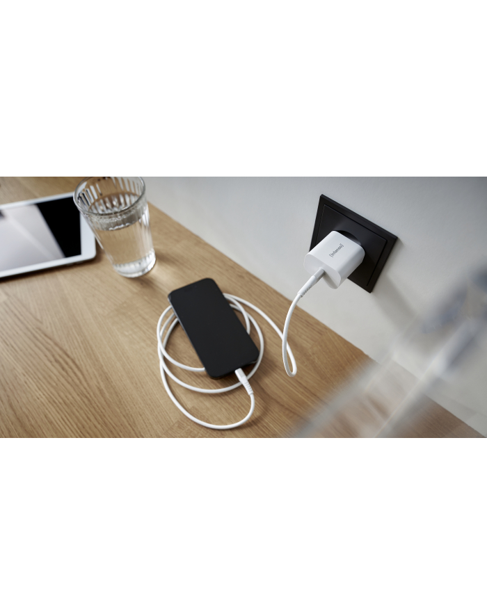 Intenso Power Adapter W20C Kolor: BIAŁY 1x USB-C 20W główny