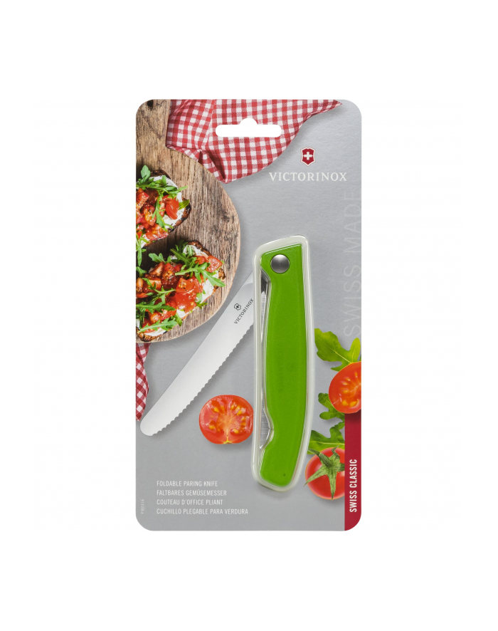 Victorinox Swiss Classic Foldable Paring Knife  green główny