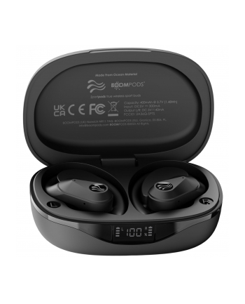 Boompods Sportpods Ocean TWS Black