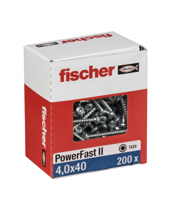 Fischer PowerFast II 4,0x40 PH TX VG blvz 200