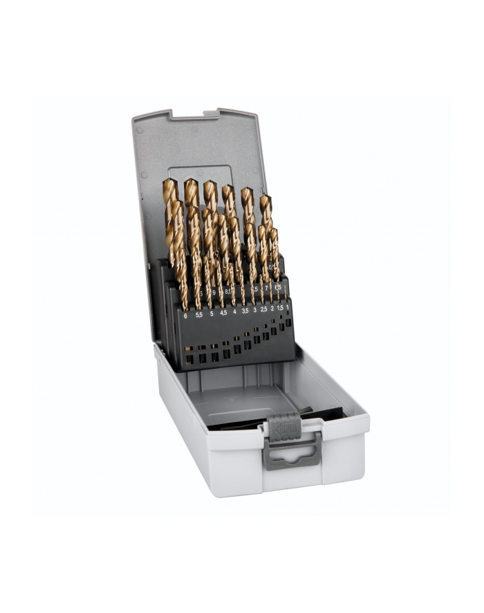alpen-maykestag Alpen Cassette HSS Cobalt Jobber Drill Bits KP 25, 1-13x0.5 główny