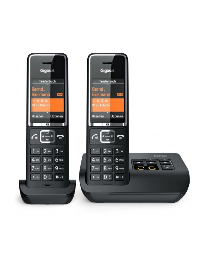 Gigaset Comfort 550A duo Kolor: CZARNY/chrome główny