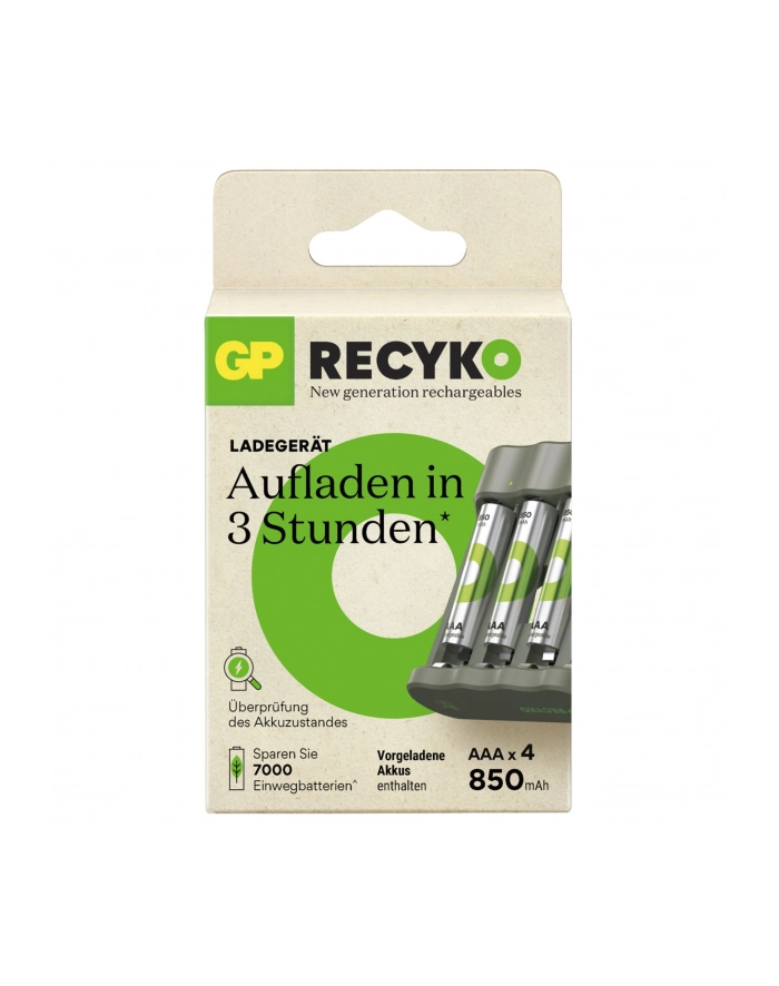 gp batteries GP ReCyko B441 4-Port USB-Model Charger incl.4xAAA NiMh 850mAh główny