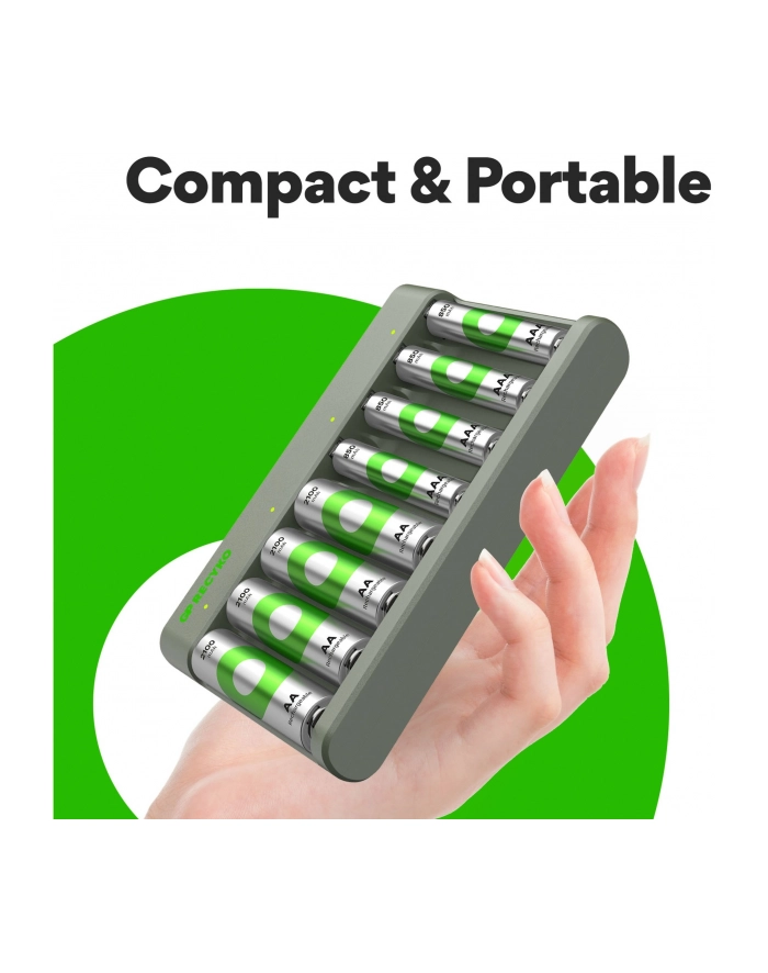 gp batteries GP ReCyko E821 8-fold Round Bat. Charger+4xAA 2100mAh/4xAA 850mAh główny