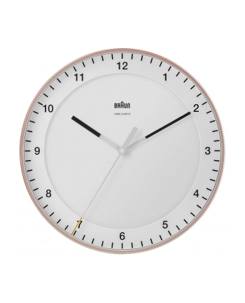 Braun BC 17 PW DCF Radio wall clock pink/Kolor: BIAŁY nr 1