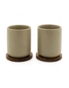 Bredemeijer Teebecher Umea 200ml beige with coaster        142025 - nr 4