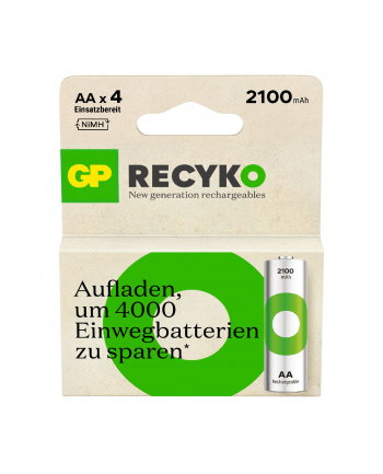 gp batteries 1x4 GP ReCyko+ NiMH Rech.Battery AA 2100mAH, ready to use