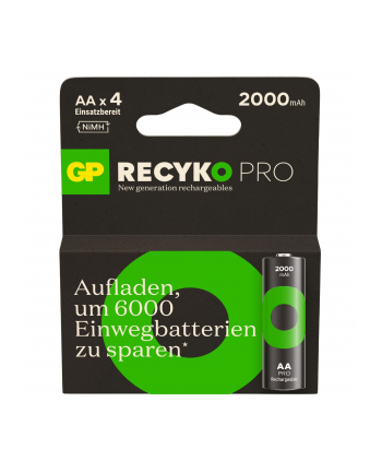 gp batteries 1x4 GP ReCyko Pro NiMH Battery AA/Mignon 2000mAh Pro