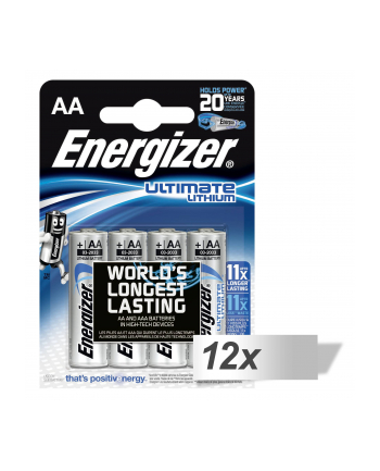 12x4 ENERGIZER Ultimate Lithium Mignon AA LR 6 1,5V