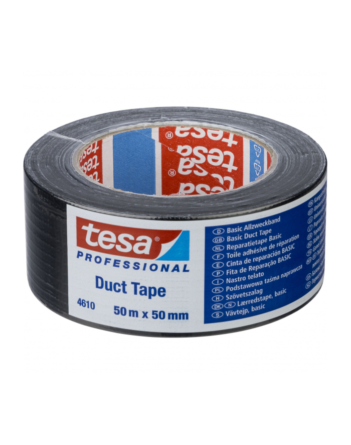 Tesa Duct Tape  50m x 50mm Kolor: CZARNY 04610 główny