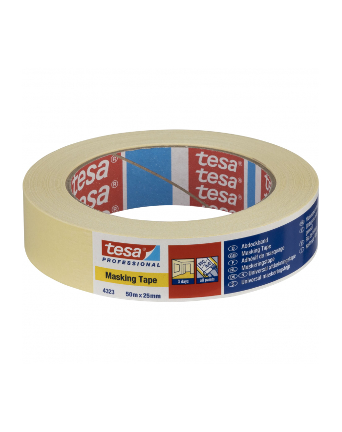 Tesa Paper Masking Tape 50mx25mm Standard beige 04323 główny