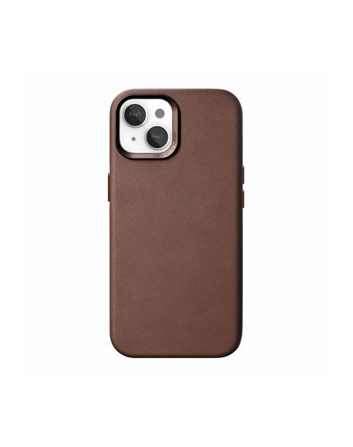 Woodcessories Bio Leather Case MagSafe iPhone 15 Plus Brown główny