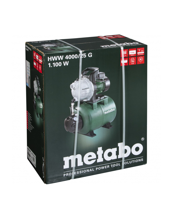 Metabo HWW 4000/25 G Domestic Waterworks główny