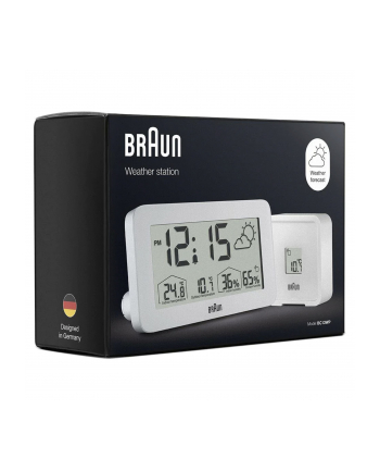 Braun BC 13 W DCF Digital Weather Station Kolor: BIAŁY