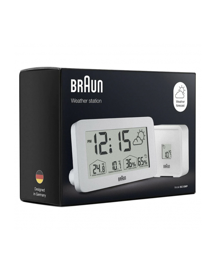 Braun BC 13 W DCF Digital Weather Station Kolor: BIAŁY główny