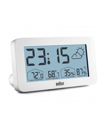 Braun BC 13 W DCF Digital Weather Station Kolor: BIAŁY